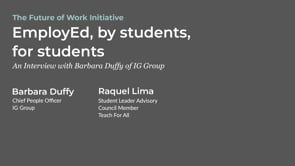 Preview image for the video "EmployED Interview with Barbara Duffy, Chief People Officer, IG Group".