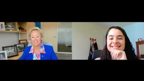 Preview image for the video "EmployEd Chat: Student interview with Teresa Keating".