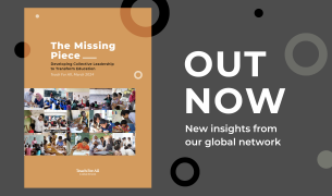 Promotional graphic with the cover of the Missing Piece report and the text "OUT NOW: New insights from our global network"