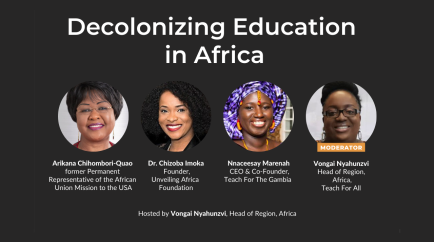 May 20: Decolonizing Education in Africa