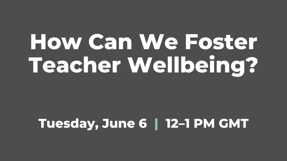 Text with the title and date of the learning forum