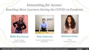 Preview image for the video "Global Conference 2020: Innovating for Access - Reaching More Learners During the COVID-19 Pandemic". Preview image for the video "Global Conference 2020: Innovating for Access - Reaching More Learners During the COVID-19 Pandemic".