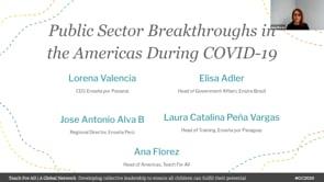 Preview image for the video "Global Conference 2020: Public Sector Breakthroughs in the Americas During COVID-19". Preview image for the video "Global Conference 2020: Public Sector Breakthroughs in the Americas During COVID-19".
