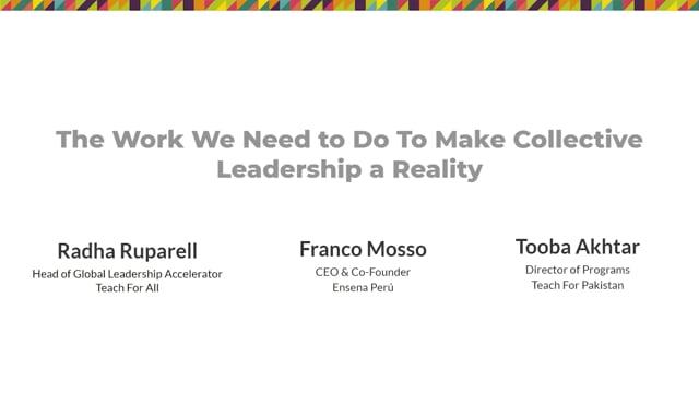 Preview image for the video "The Work We Need to Do to Make Collective Leadership a Reality – Cycle B".