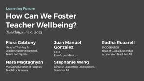Preview image for the video "Learning Forum: How Can We Foster Teacher Wellbeing? (Highlights)". Preview image for the video "Learning Forum: How Can We Foster Teacher Wellbeing? (Highlights)".