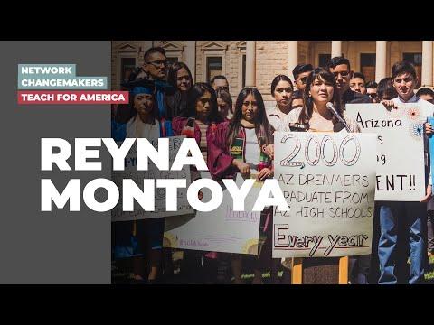 Preview image for the video "In the US, Reyna Montoya is helping undocumented young people tranform fear into hope and action".
